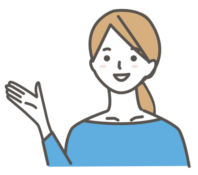 説明をする女性1