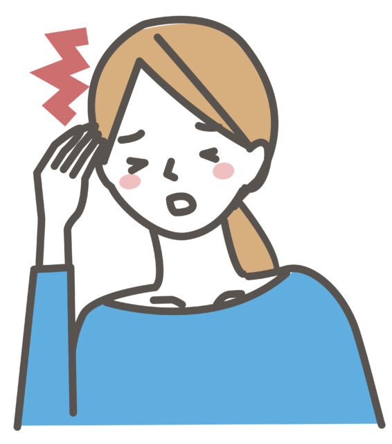頭痛の女性1