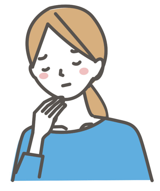 悩む女性1