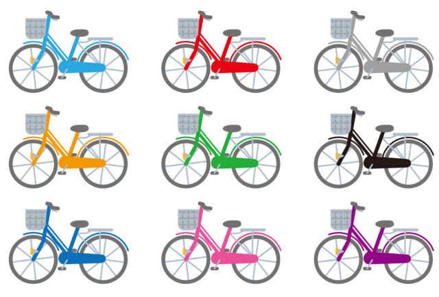 自転車カラーバリエーション1