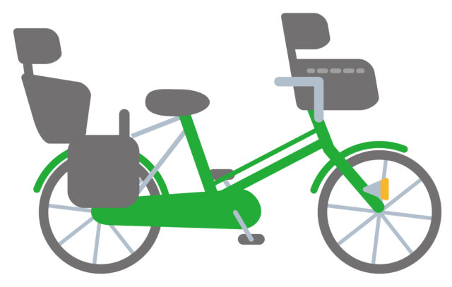 子供乗せ3人自転車1