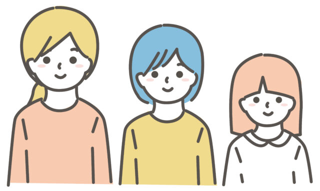 3人姉妹1
