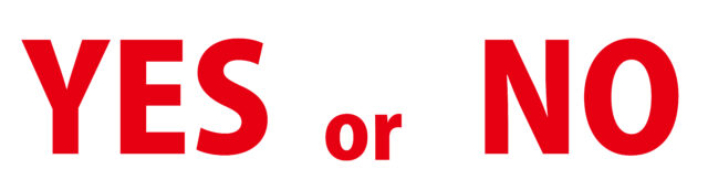 YES or NO1