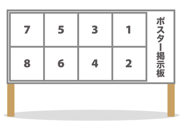 選挙ポスター掲示板1
