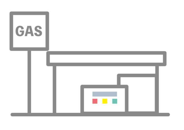 ガソリンスタンド1