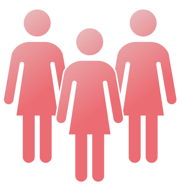 女性3人アイコン