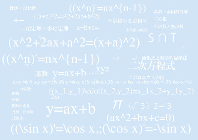 数学イメージ背景1