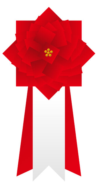 胸章リボンバラ1