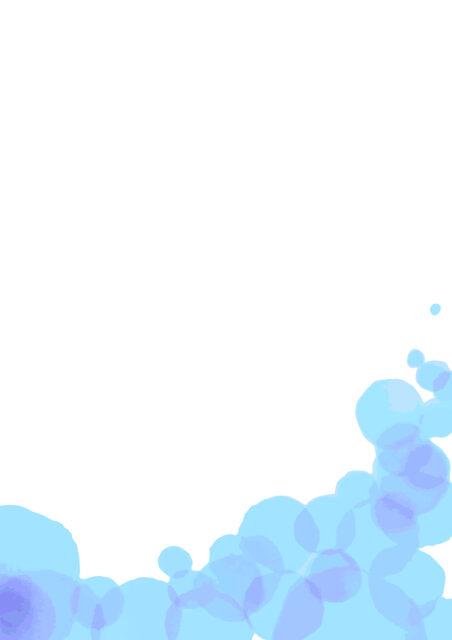 ブルー系水彩背景2