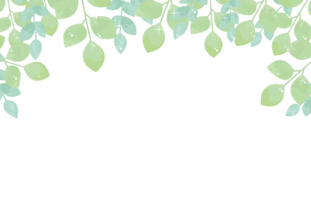 新緑キラキラ背景1