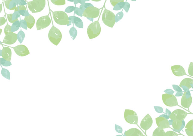 新緑キラキラ背景2