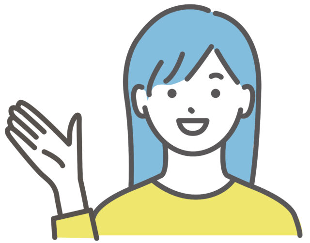 説明する女性2