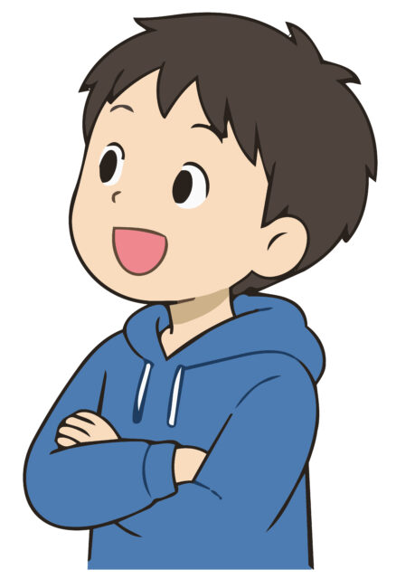 意見を言う男の子3