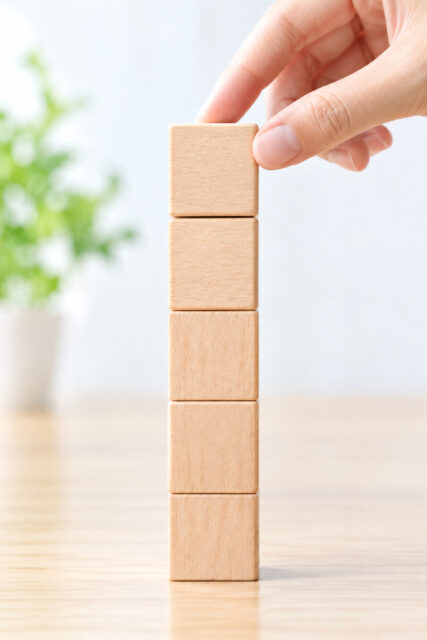 ブロック5段