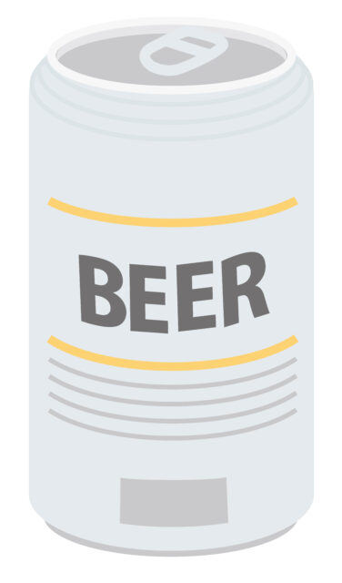 缶ビール1